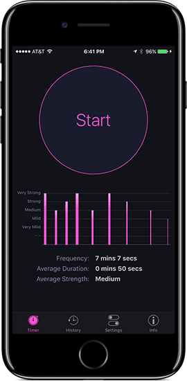 Contraction Master on the iPhone 7